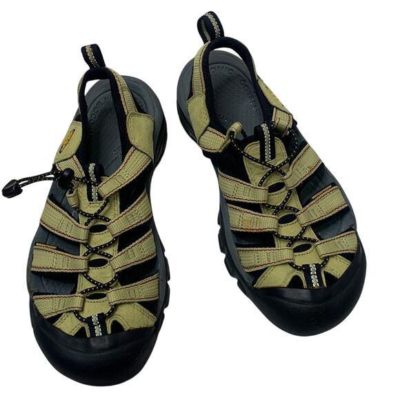 KEEN Newport H2 Waterproof Chartreuse Sandals Vibram Gore-Tex S-058 Sz 8.5 - Picture 1 of 10